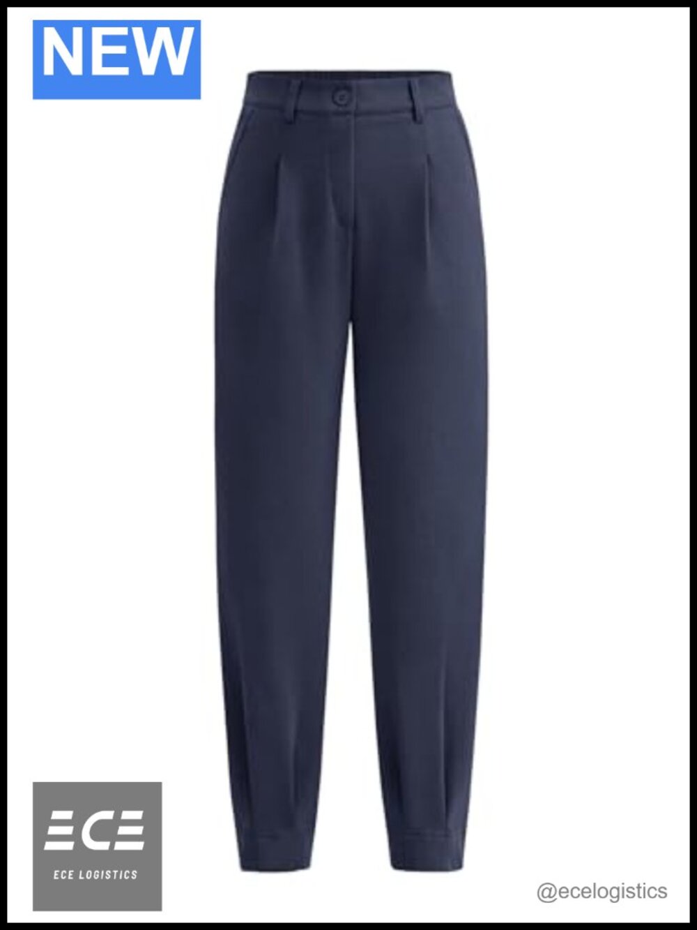 High Waist Tapered Ankle Work Dress Pants Business Casual Slacks